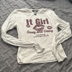 Streetwear Society Gray Ribbed Top